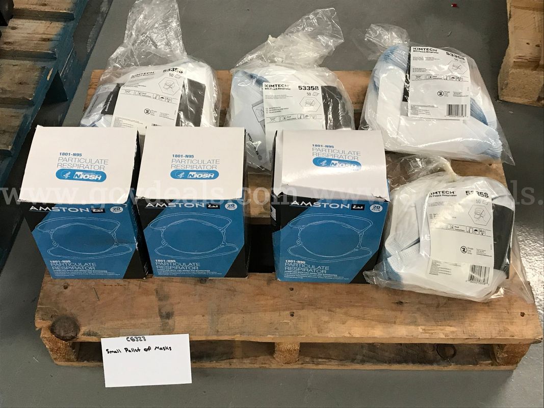Small Pallet of Assorted Respirator Masks