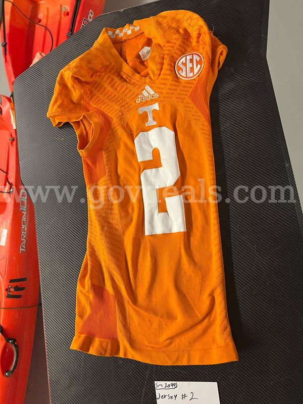 Used Football Jersey--Orange #2