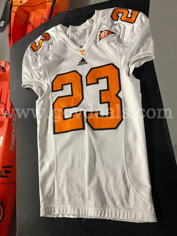 Used Football Jersey--White #23
