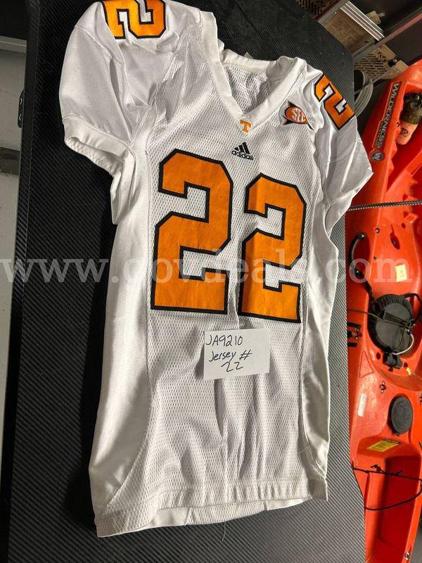 Used Football Jersey--White #22