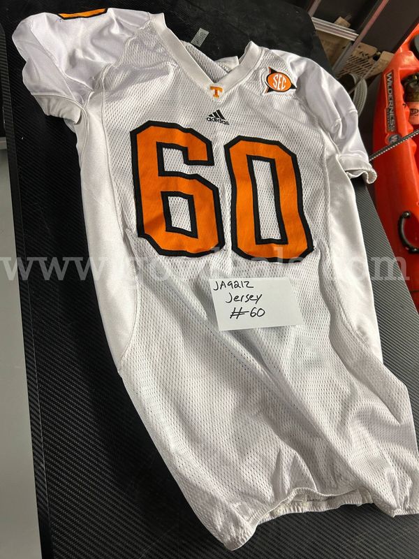 Used Football Jersey--White #60