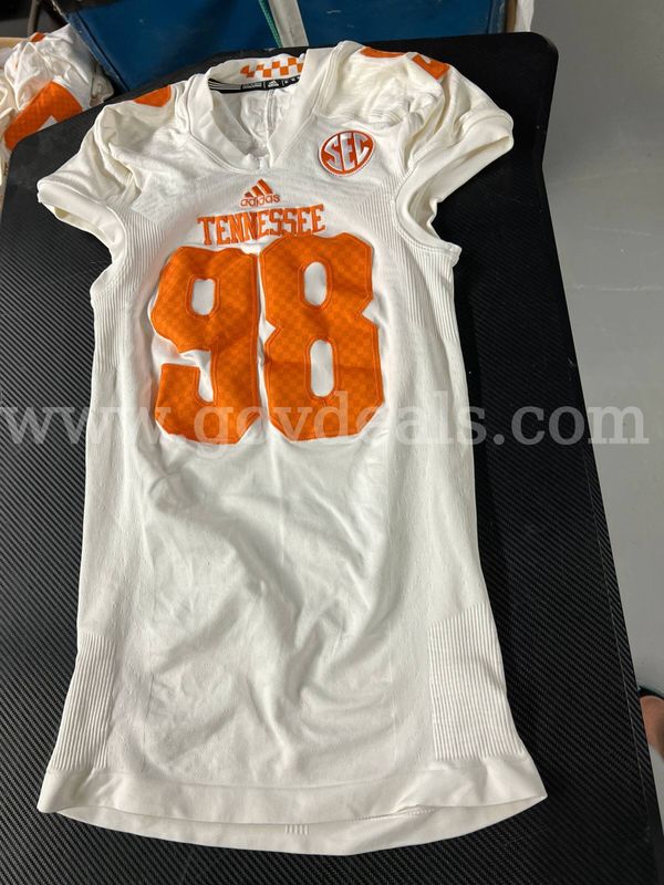 Used Football Jersey--White #98