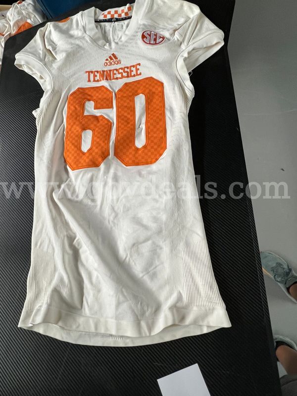 Used Football Jersey--White #60