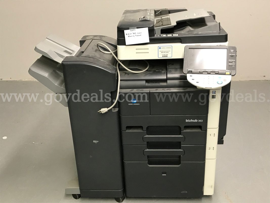 Konica Minolta Bizhub 363 Copier **Jamming Problem