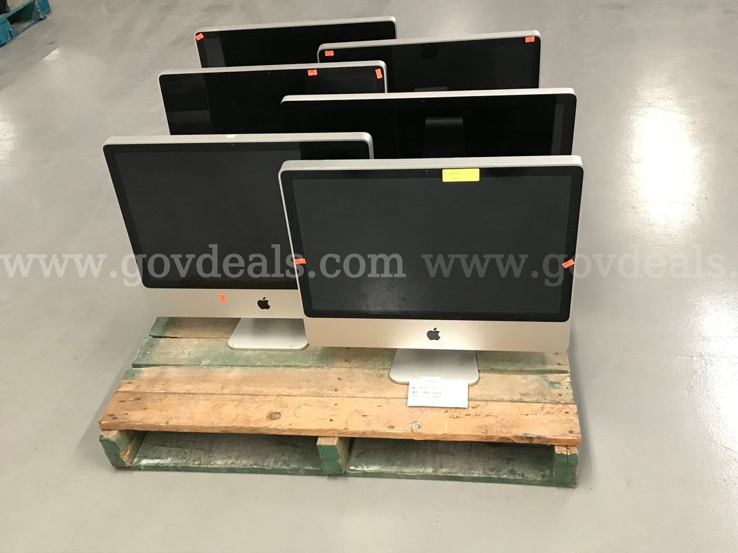 6 Assorted iMacs **NO HDD/SSD, 1w/Cracked Screen