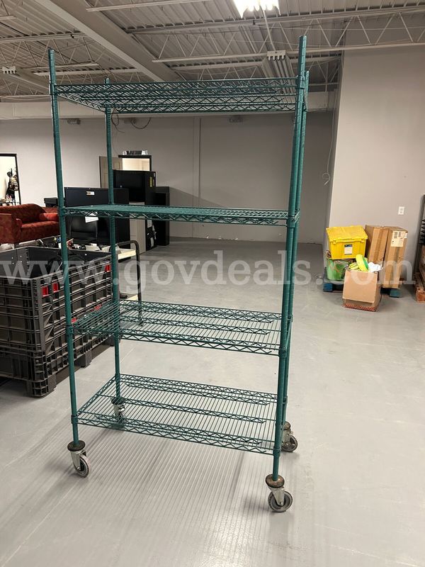 Rolling Metal Shelf