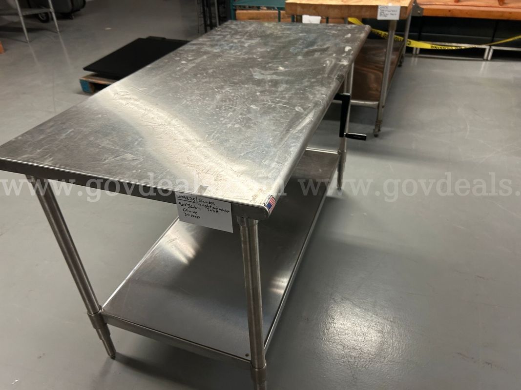 Stainless Steel Table ADJUSTABLE
