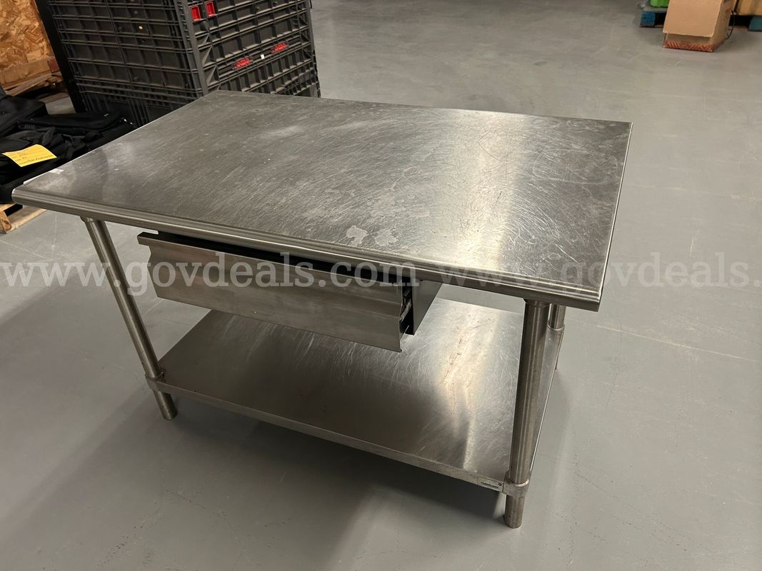 Stainless Steel Table with drawer