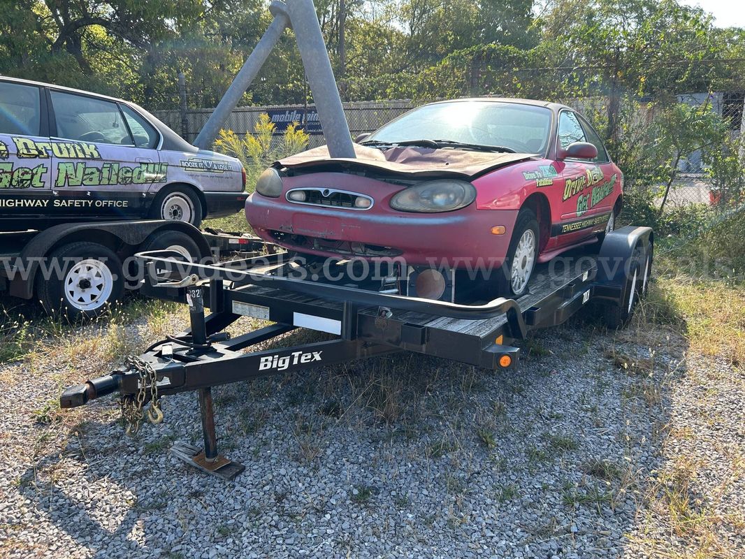 Booze It & Lose It "Get Nailed" Vehicle on 18'x7' Trailer