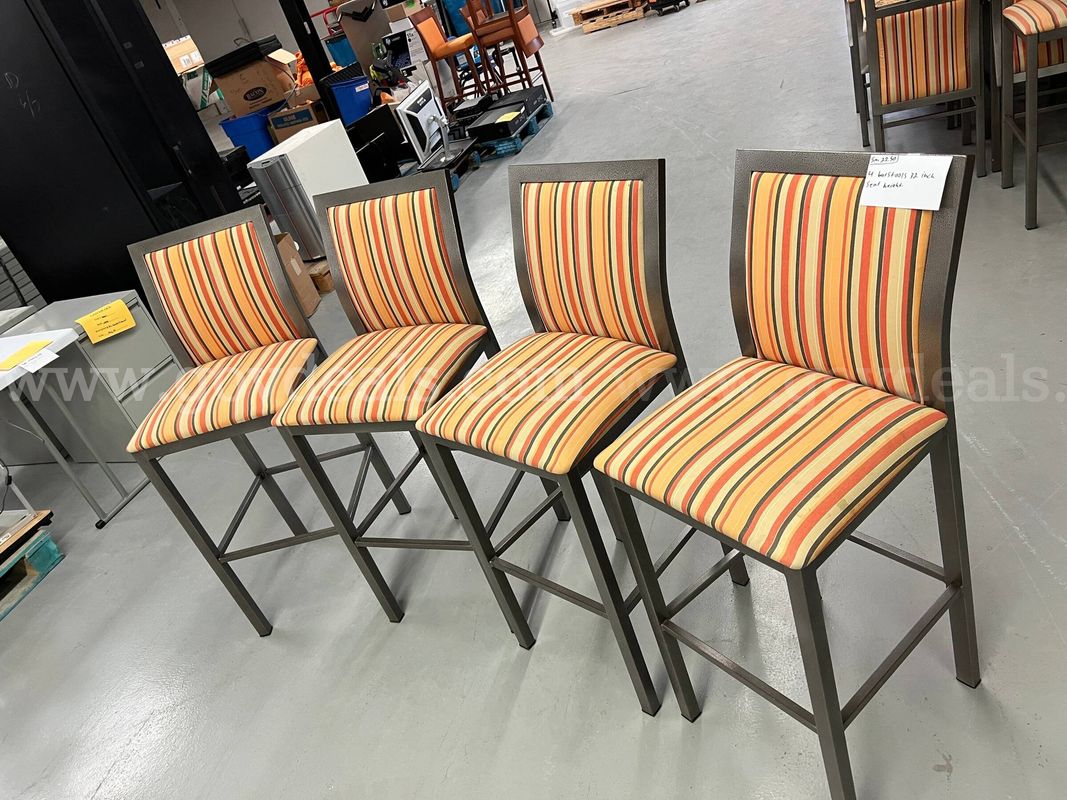 4 Bar Stools 32" Seat Height LAST USED AT NEYLAND STADIUM