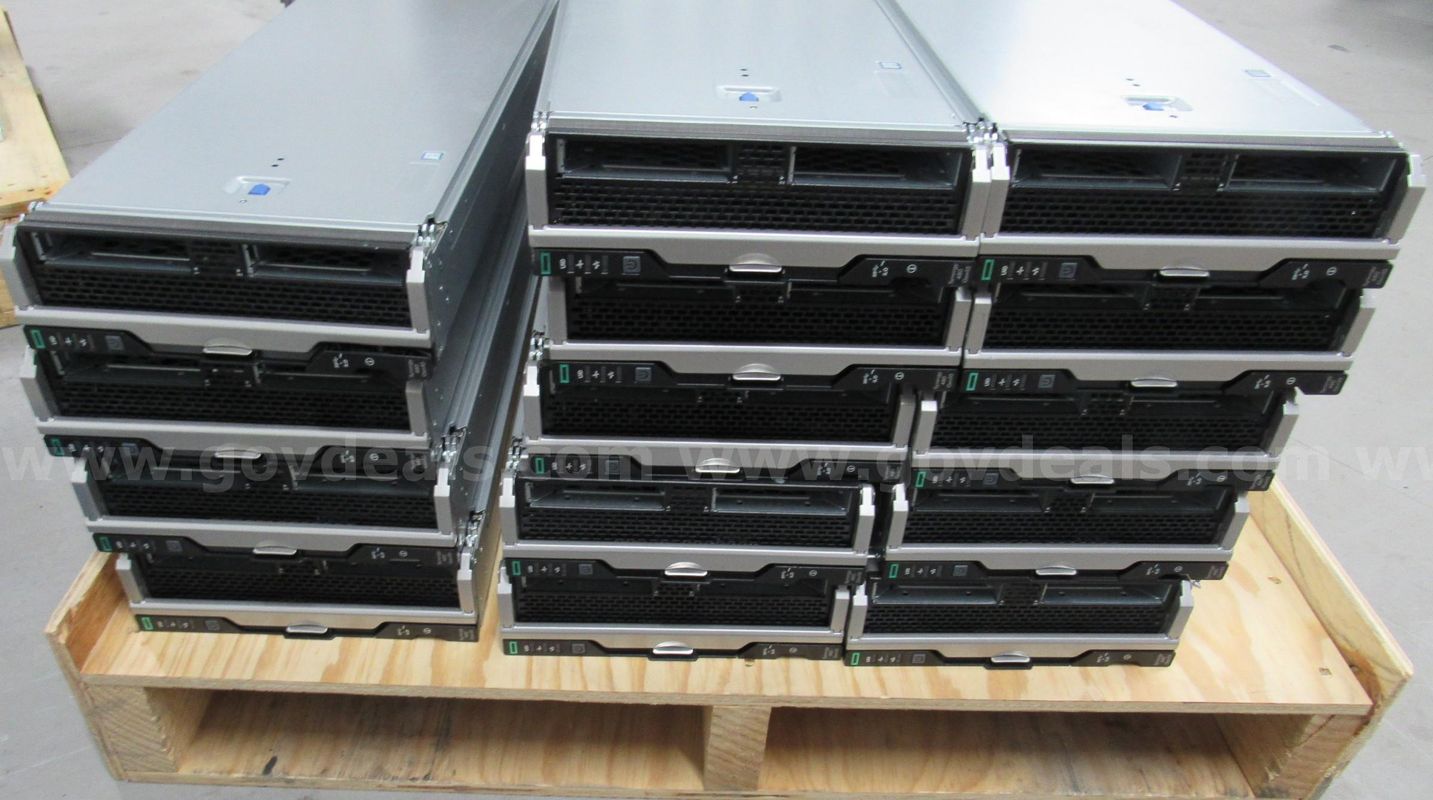 Lot of 14 Synergy 480 GEN 10 Server U3446