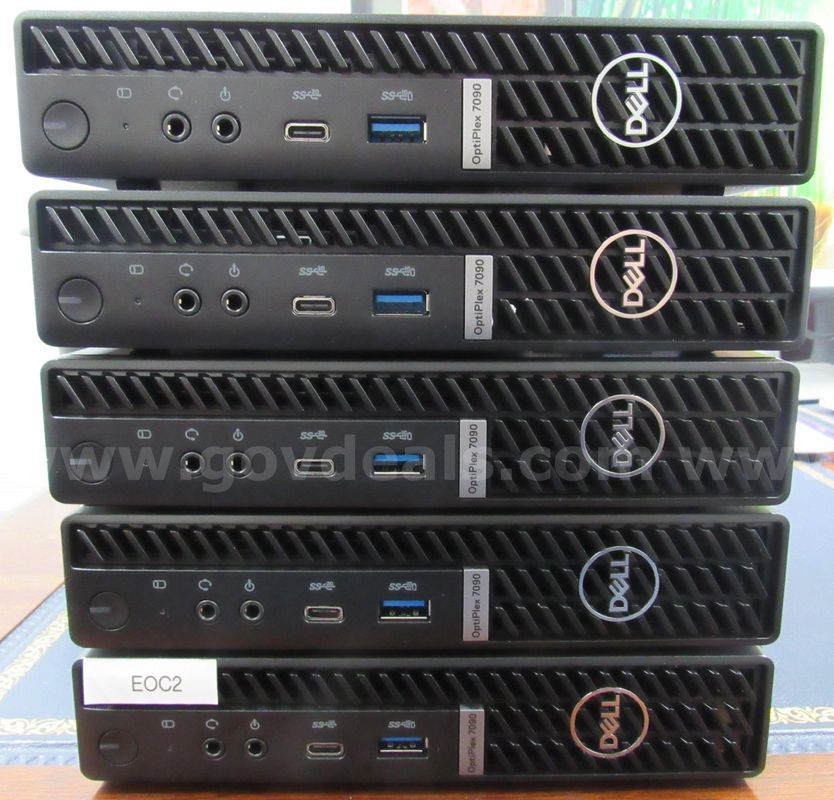 LOT OF 5 OPTIPLEX 7090 i5 16GB U3504 - S15