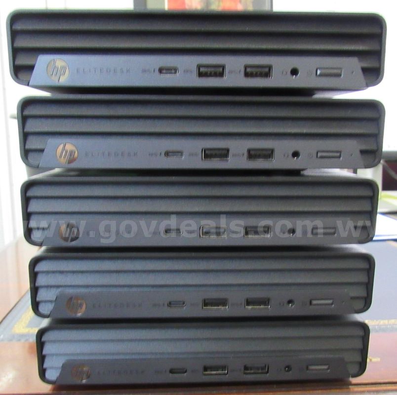 Lot of 5 HP EliteDesk G6 Mini U3553 - S12