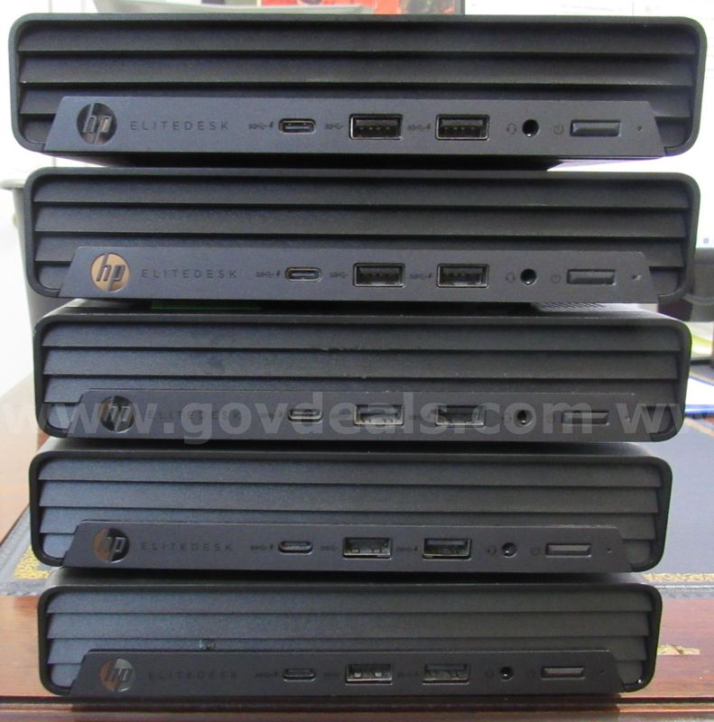 Lot of 5 HP EliteDesk G6 Mini U3554 - S18