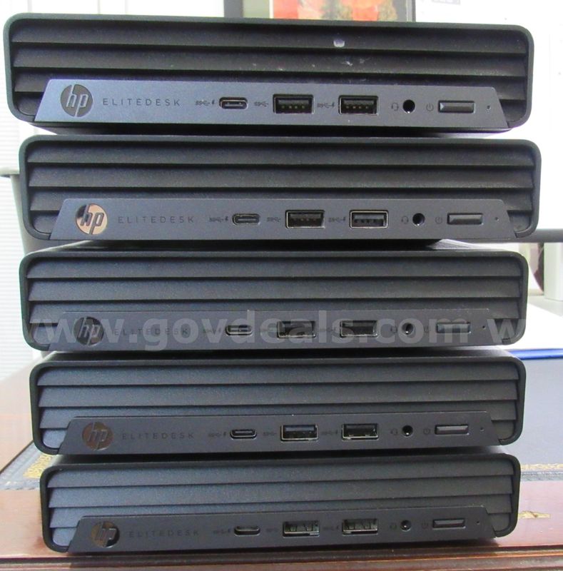 Lot of 5 HP EliteDesk G6 Mini U3555 - S19