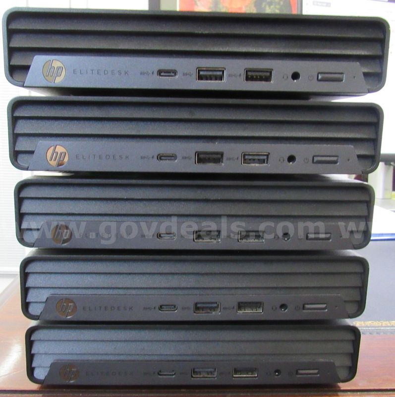 Lot of 5 HP EliteDesk G6 Mini U3557 - S21