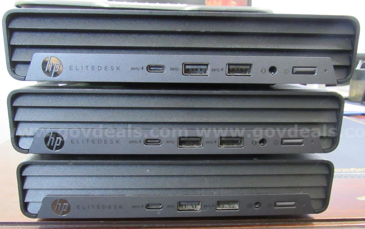 Lot of 3 HP EliteDesk G6 Mini U3561 - S25