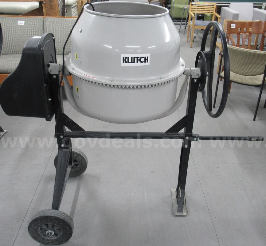 Klutch Cement Mixer U3567