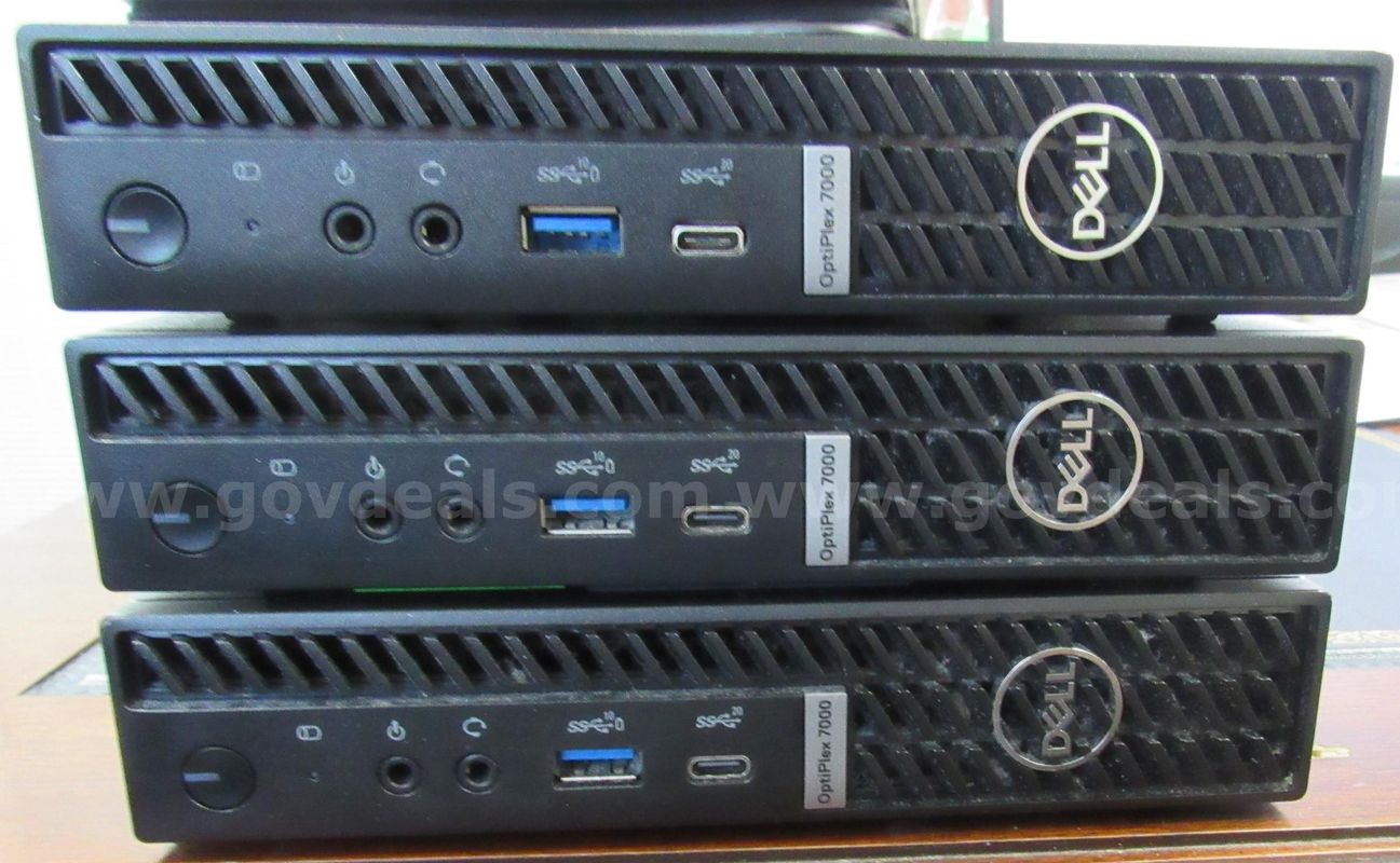 Lot of 3 OptiPlex 7000 U3581 - S31