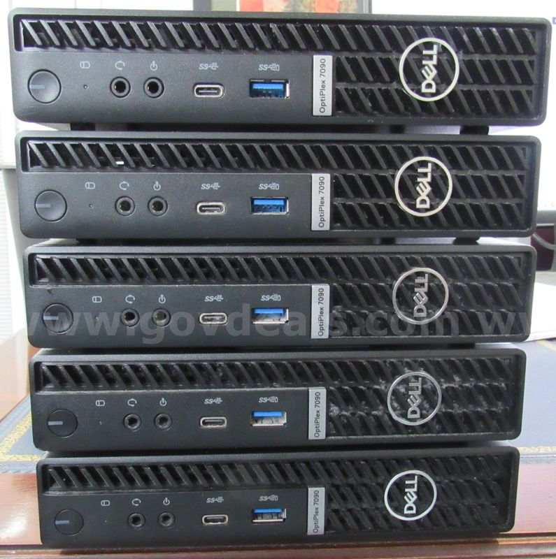 Lot of 5 OptiPlex 7090 U3604 - S11