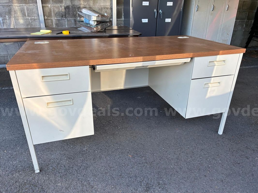 Table w/ built-in cabinets