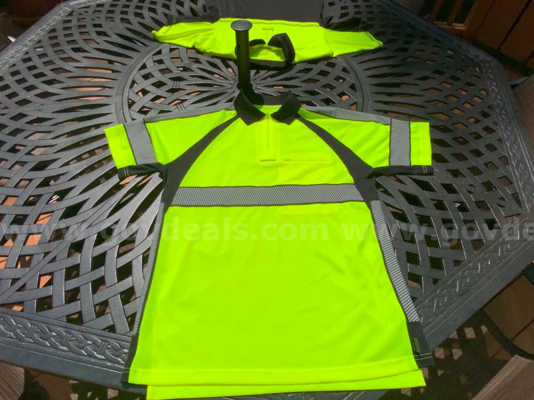 Two (2) Hi-Viz Short Sleeve Shirts - Size Medium