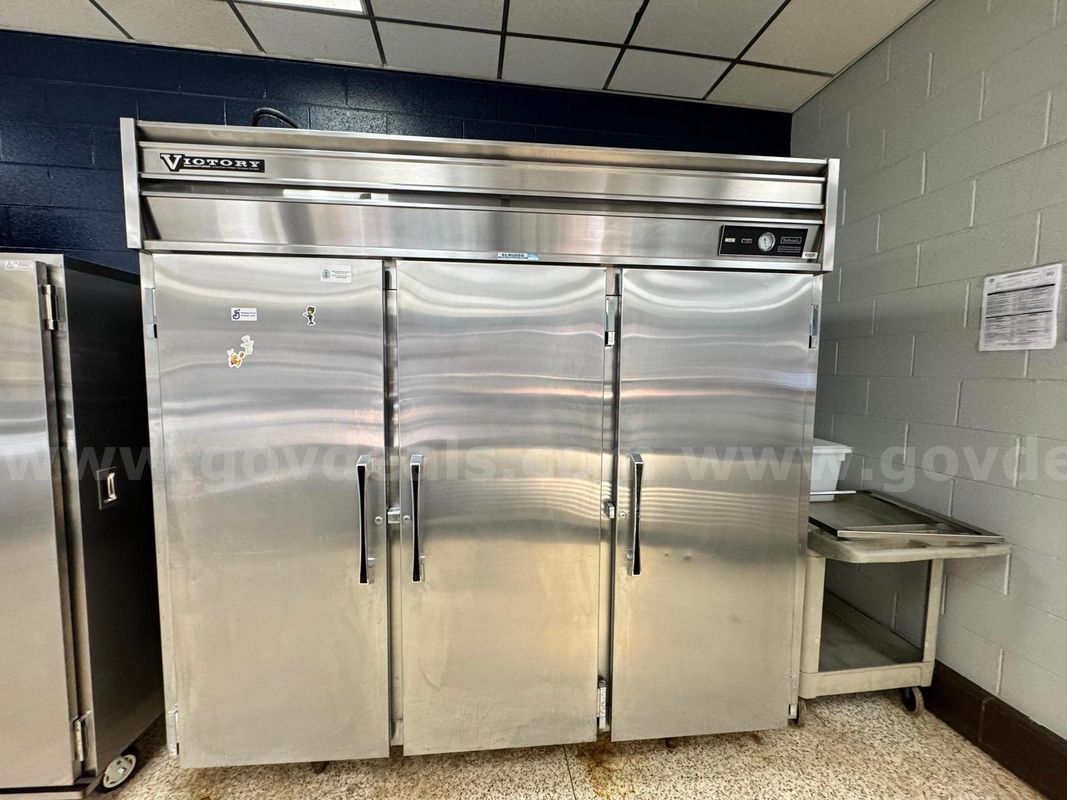 Victory Double and Victory Triple Stainless Steel Pass Thru/Reach In Refrigerators.