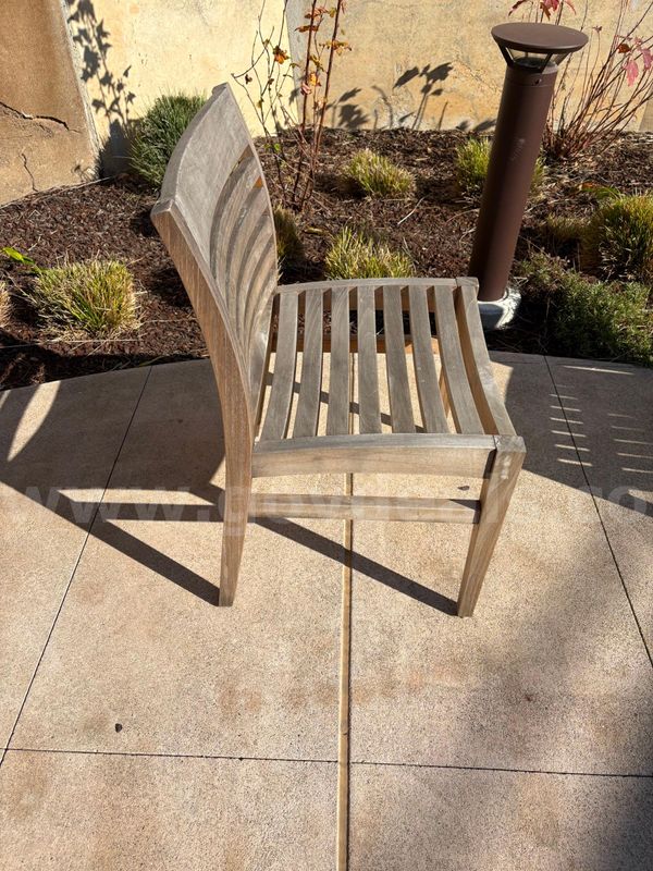 (5) Teak chairs