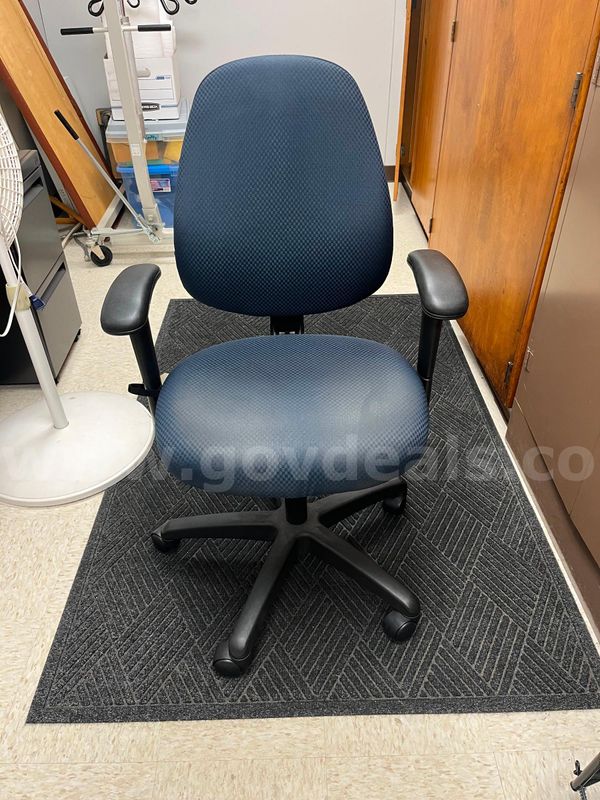 (1) Blue Office Chairs