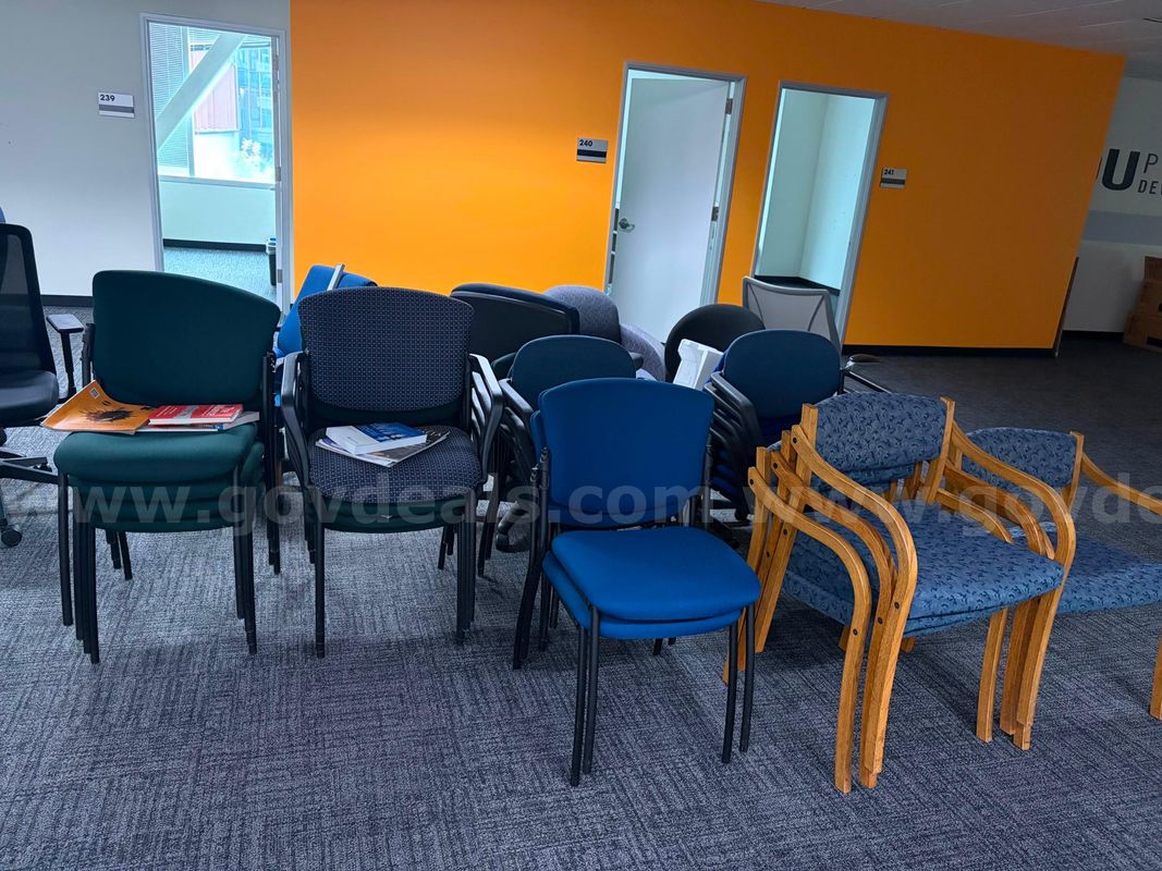 21 Stackable Chairs Various Colors and Designs