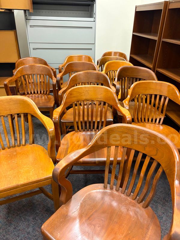 (13) Wooden Chairs