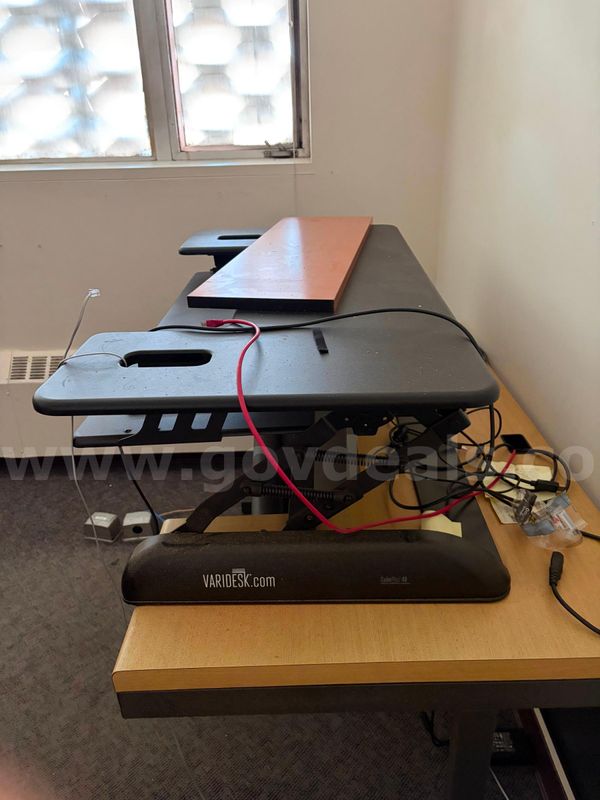 (7) Vari Cube Plus Standing Desk Converters