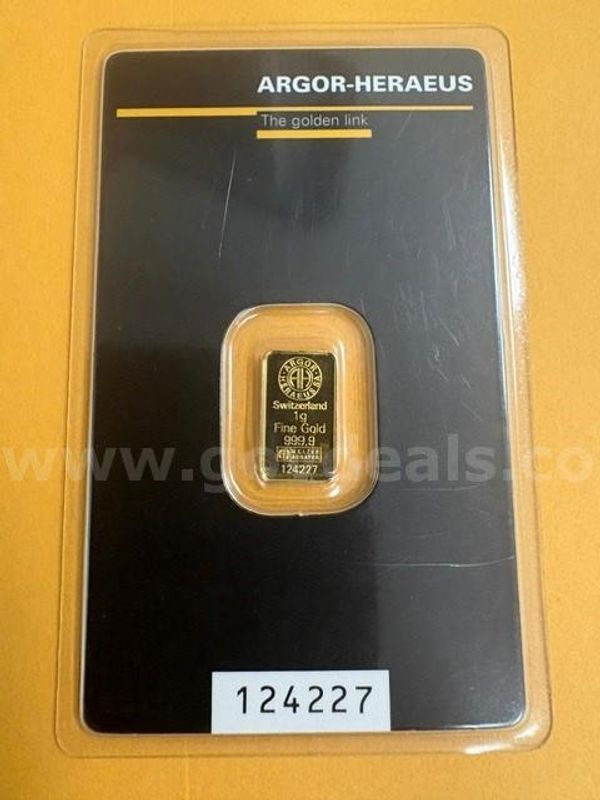 Argor-Heraeus 1G Gold Bar