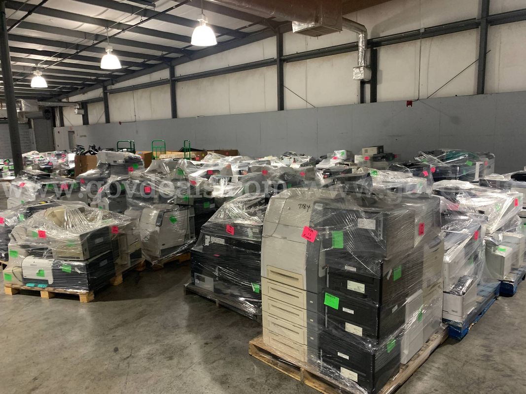 1 Lot (48 Pallets) of Printers, Scanners, Fax, and Other Electronics