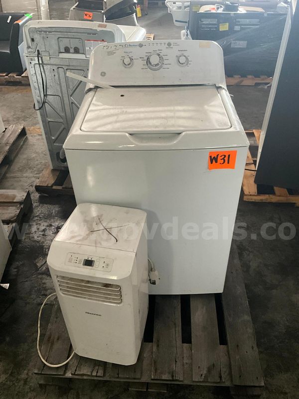 Washing Machine & A/C Unit (2 pcs)