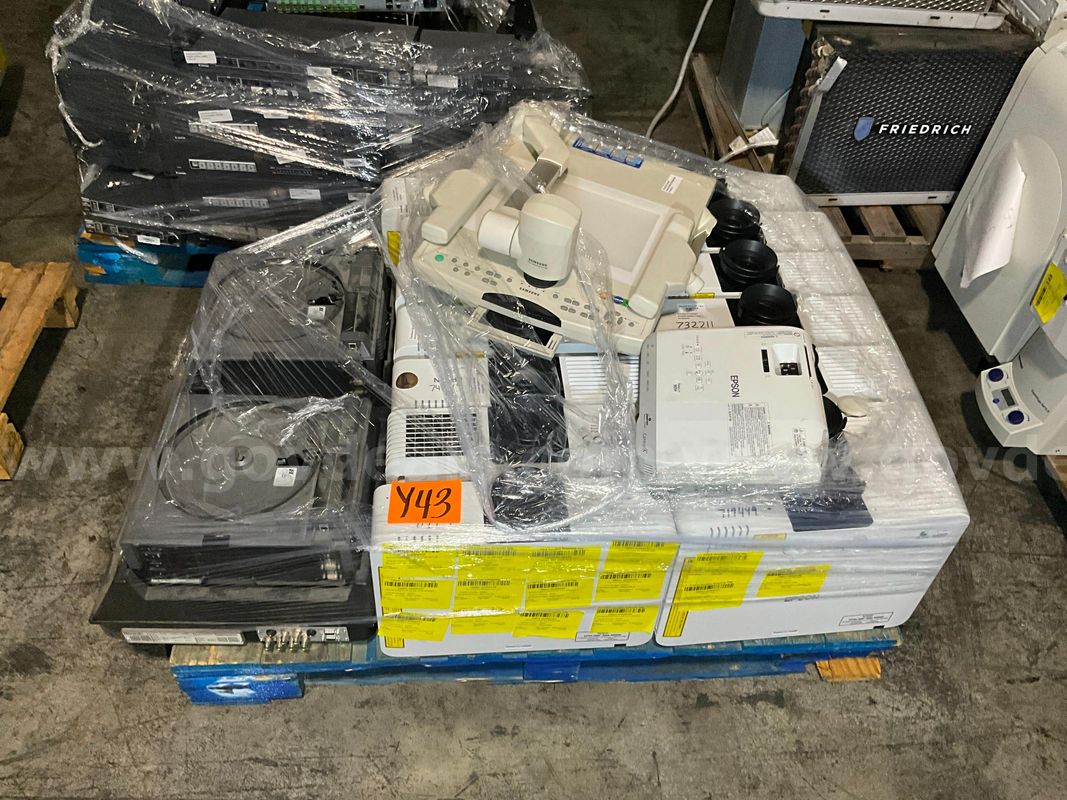 A/V Equipment Pallet (14 pcs)