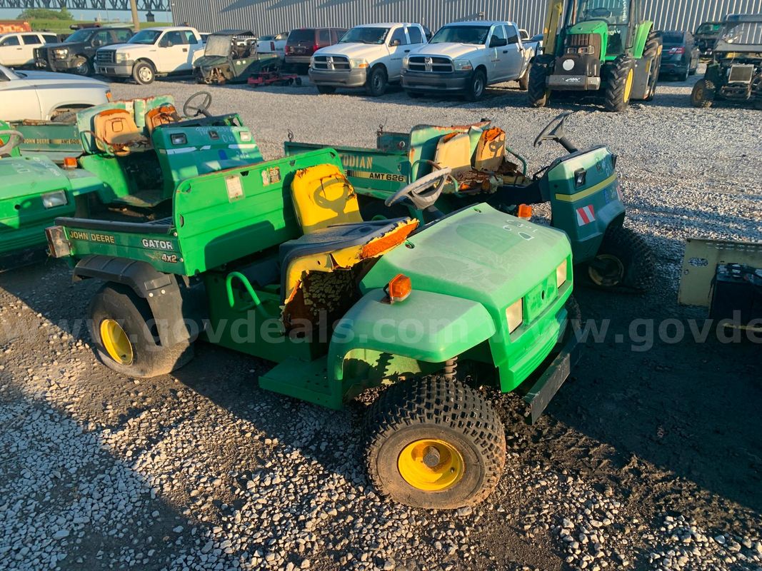 JOHN DEERE MOTORIZED CARTS (2)