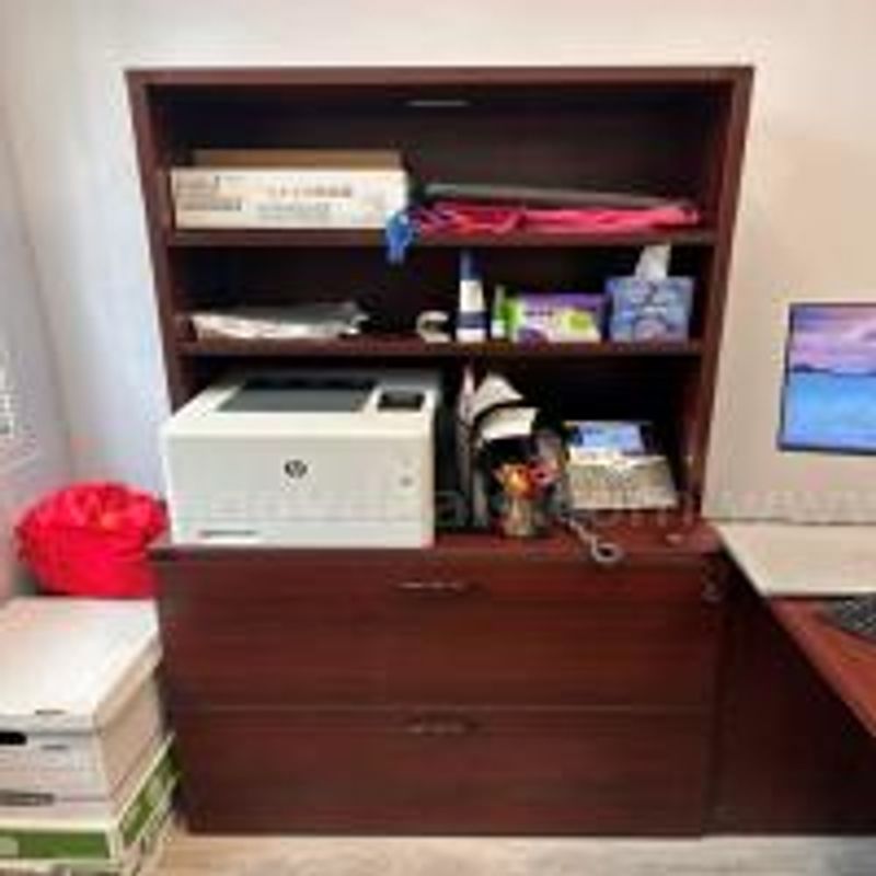 Shelf with drawers