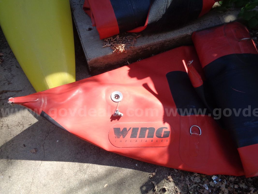 Wing Inflatable Pontoons, Single Wall Bladder, Used