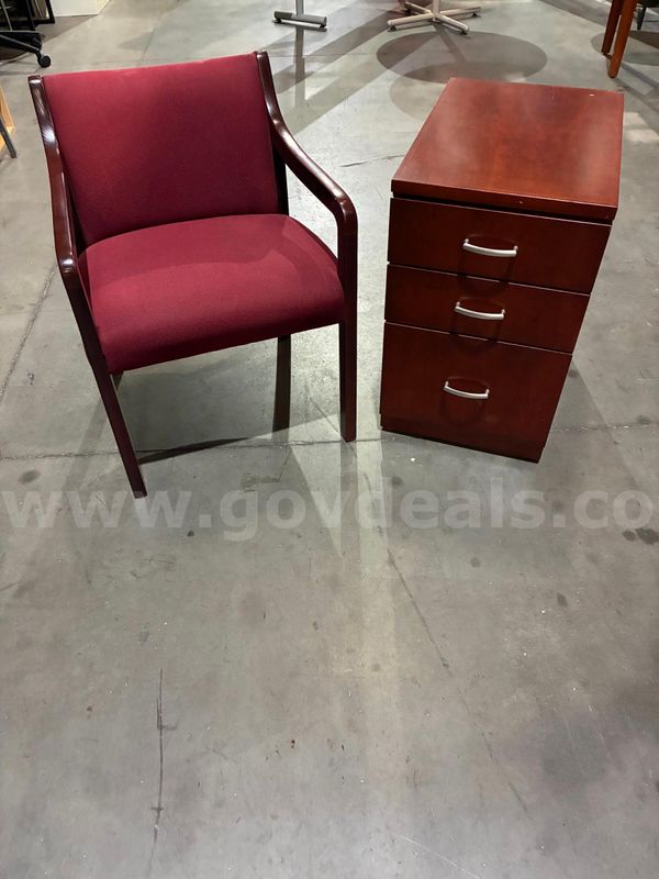 Chair & Cabinet