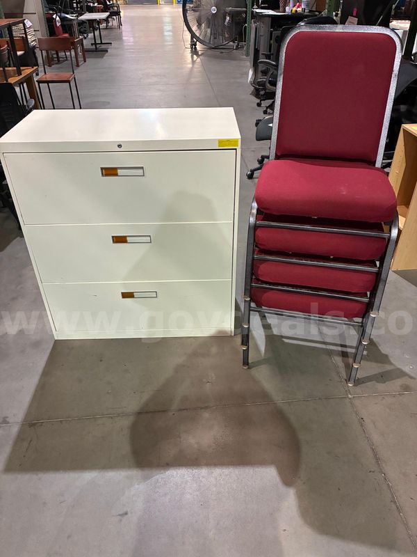 File Cabinet & Chairs