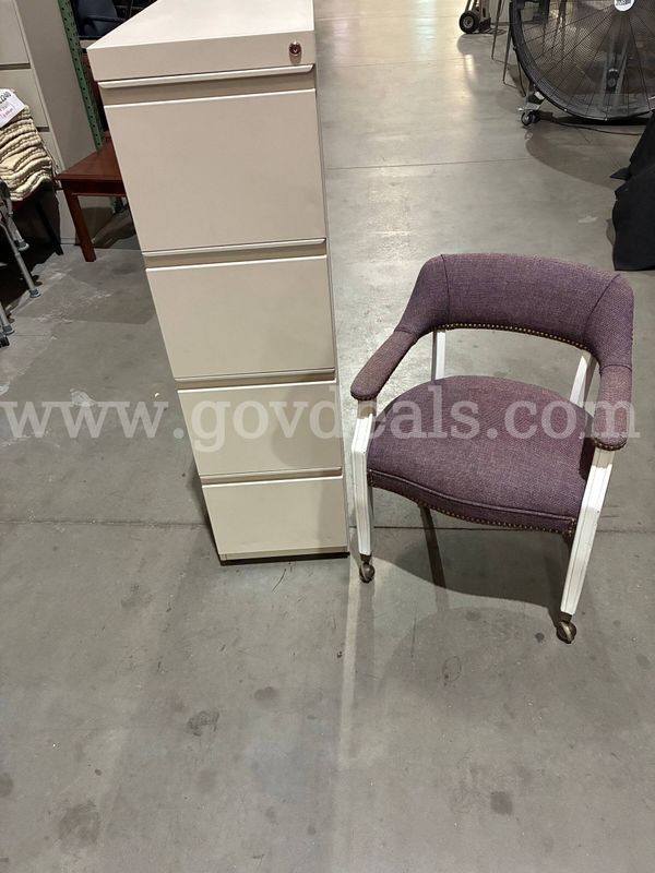 File Cabinet & Chair