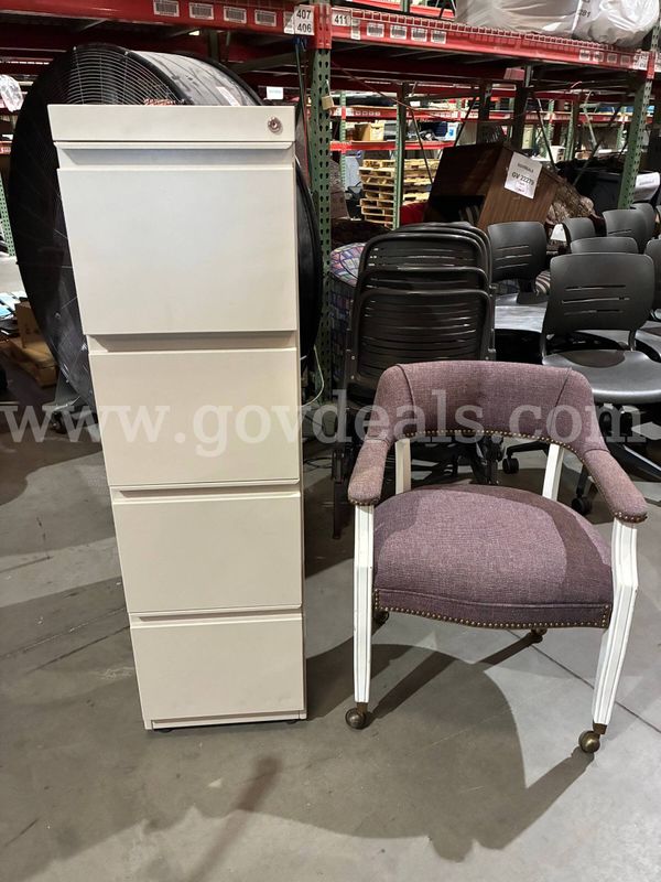 File Cabinet & Chair