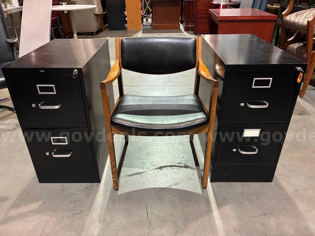 Chair & File Cabinets