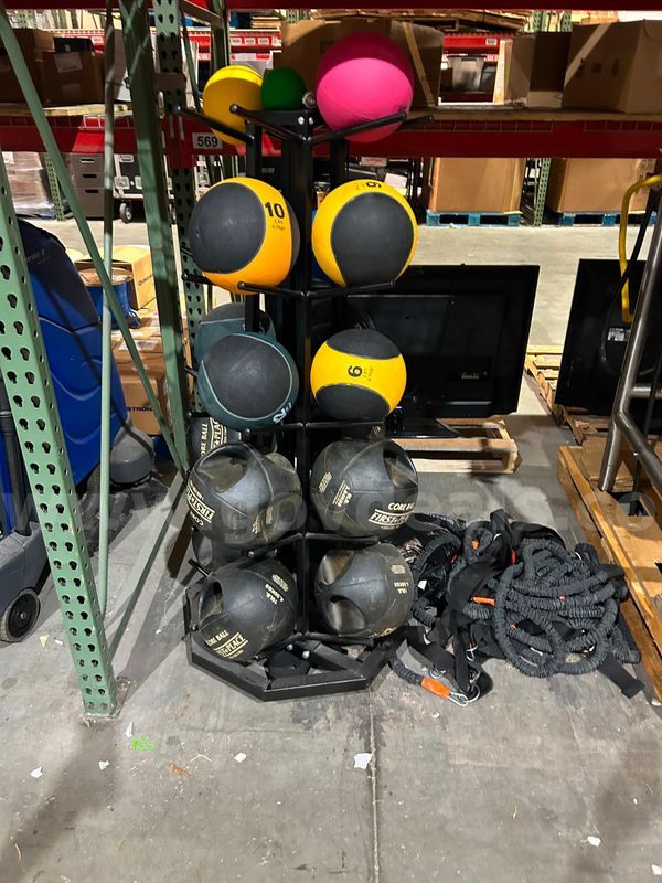 Medicine Balls & Rack