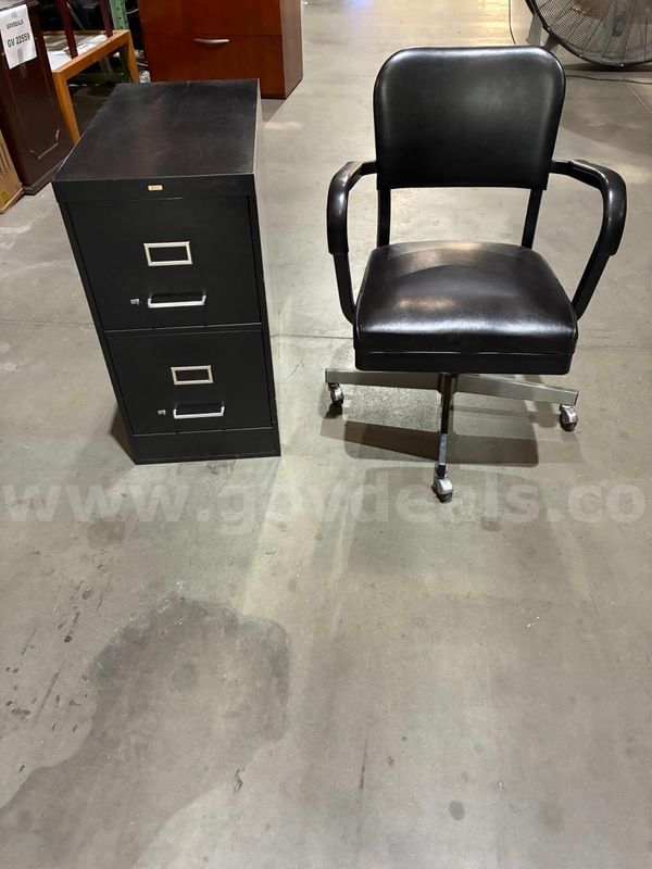 File Cabinet & Chair