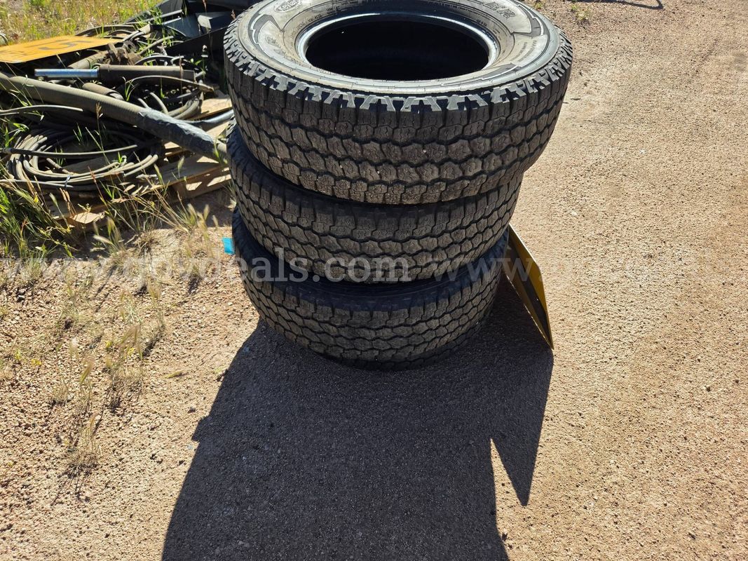 Lot of (4) Used Truck Tires