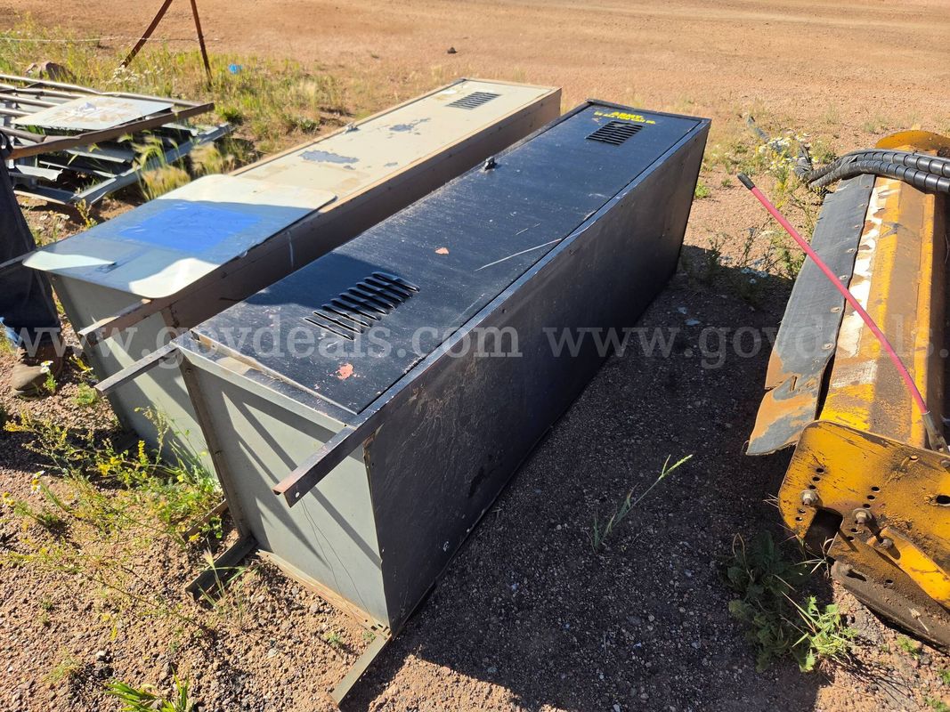 (2) Large Metal One Door Locker