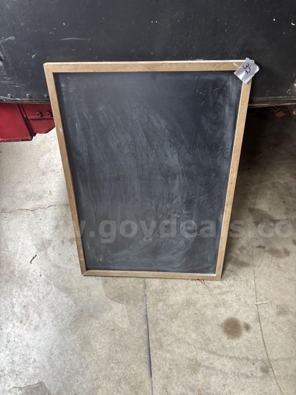 small chalk board