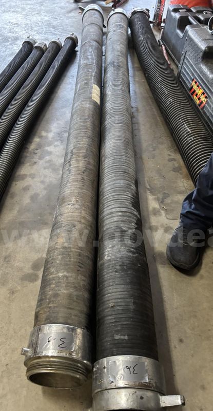 two pieces of solid 6 inch hard suction